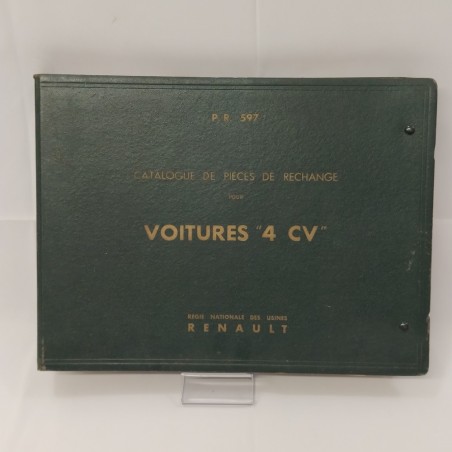 Catalogo parti ricambio Renault 4 cv P.R. 597 anno 1959