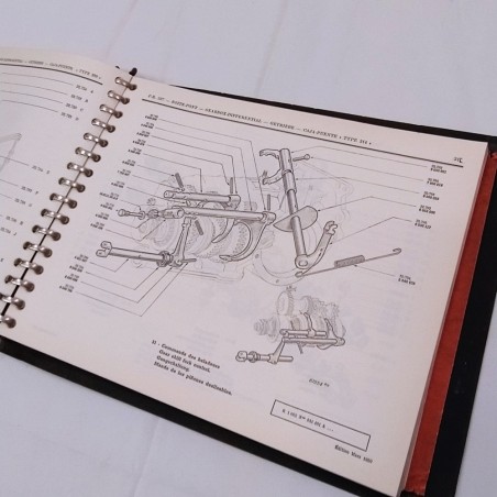 Catalogo parti ricambio Renault 4 cv P.R. 597 anno 1959