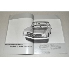 PROSPEKT BROCHURE DEPLIANT THE AUDI 10 PAG. INGLESE ENGLISH 652.002.29 5/66 2