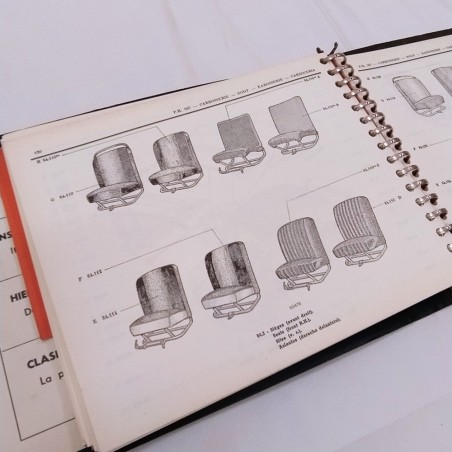 Catalogo parti ricambio Renault 4 cv P.R. 597 anno 1959