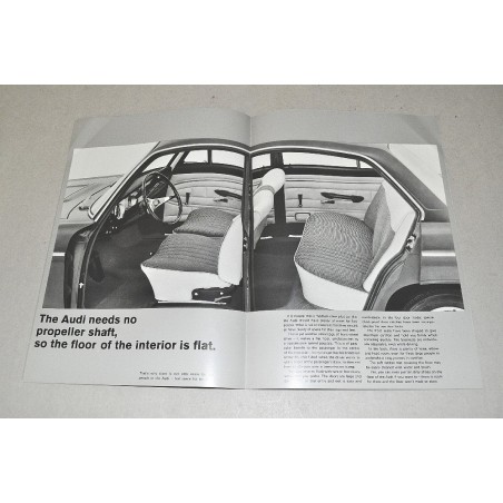 PROSPEKT BROCHURE DEPLIANT THE AUDI 10 PAG. INGLESE ENGLISH 652.002.29 5/66