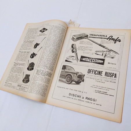 Lotto 11 riviste Auto Italiana anni 1953/54