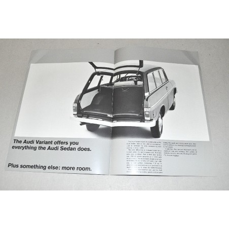 PROSPEKT BROCHURE DEPLIANT THE AUDI 10 PAG. INGLESE ENGLISH 652.002.29 5/66