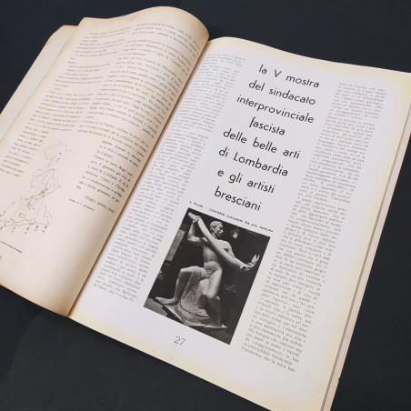 Riviste Rassegna Mensile illustrata Brescia 1934 e Documentario Bresciano 1939