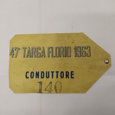 Fascia da braccio targa Florio 1963 locandina circuito Mantova 1948 e foto Osca 2
