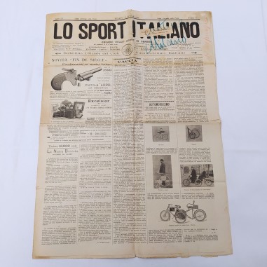 Rivista Lo sport italiano 16 Aprile 1899 n° 40