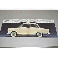 PROSPEKT BROCHURE DEPLIANT AUDI UNION DKW F11 INGLESE 2 PAGINE  WB 5280 2
