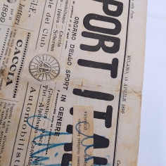 Rivista Lo sport italiano 16 Aprile 1899 n° 40 2