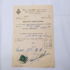 Lotto vari documenti e fatture acquisto e vendita auto - Umberto Bellavitis 2