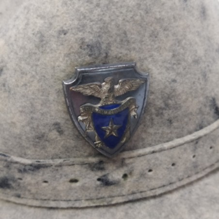 Cappello tirolese in feltro con stella alpina in tessuto e 6 spille