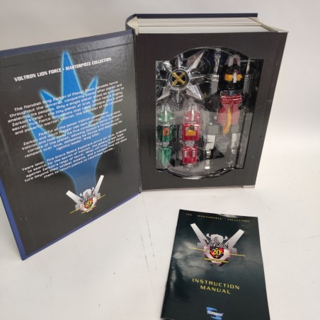 Robot Voltron Lion Set Toynami montato per prova due difetti