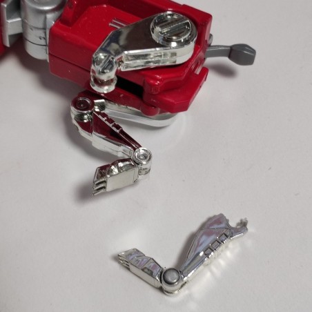 Robot Voltron Lion Set Toynami montato per prova due difetti