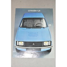PROSPEKT BROCHURE DEPLIANT CITROEN LN 3 PORTE 3 PAG. ITALIANO