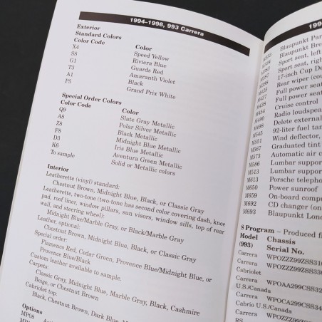 Libro Porsche 911 Red Book 1965-1999 Patrick C. Paternie 2000