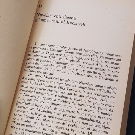 Libro Nuvolari – XXI Premio bancarella sport 1984 Aldo Santini 1987