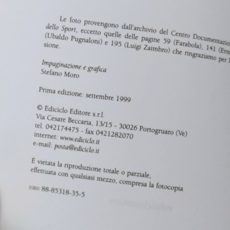 Libro Gli angeli di Coppi Marco Pastonesi 1999