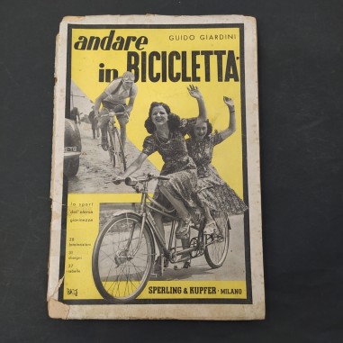Libro Andare in bicicletta Guido Giardini 1941