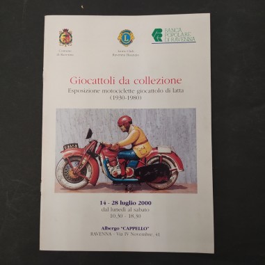 Giocattoli da collezione Esposizione motociclette giocattolo di latta 1930-1980