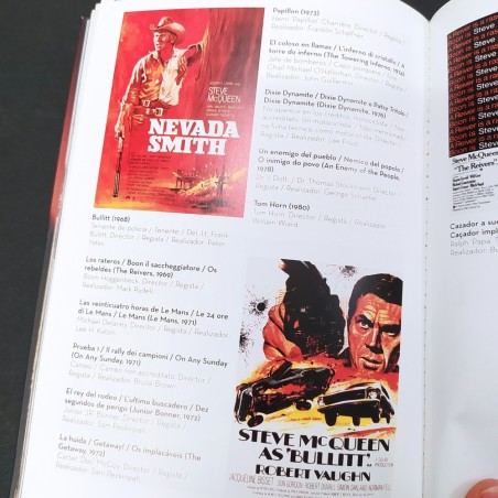 Libro Movie icons Mc Queen Alain Silver 2007