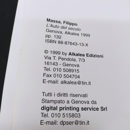 L’auto del secolo – Vita e miracoli del Maggiolino Volkswagen Filippo Massa 1999
