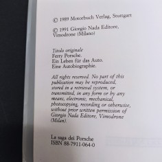 La saga dei Porsche Autobiografia di Ferry Porsche Gunther Molter 1991 2