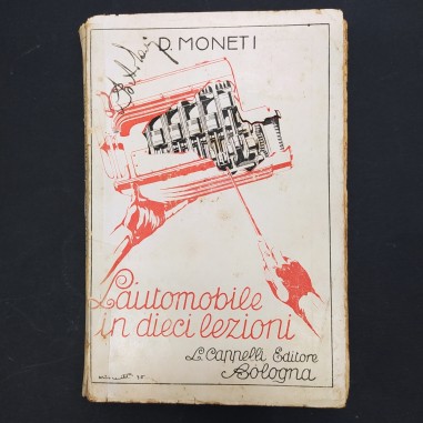 Libro L’automobile in dieci lezioni D. Moneti