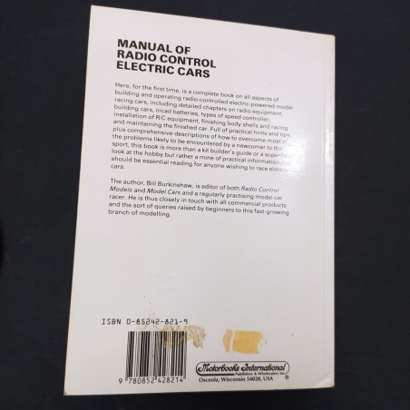 Libro Manual of electric radio control cars Bill Burkinshaw 1987
