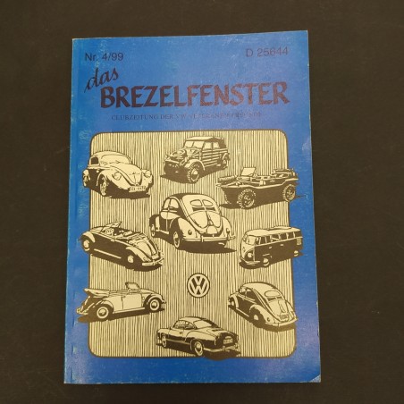 Libro Das Brezelfernster Nr.4/99 Clubzeitung der VW-Veteranen-freude 1999