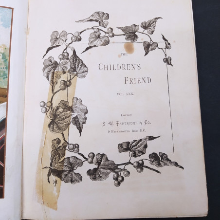 Libro The children’s friend Vol. XXX 1890