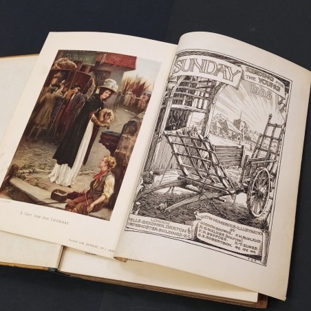 Libro Sunday 1905 Reading for the young Wells Gardner 1905