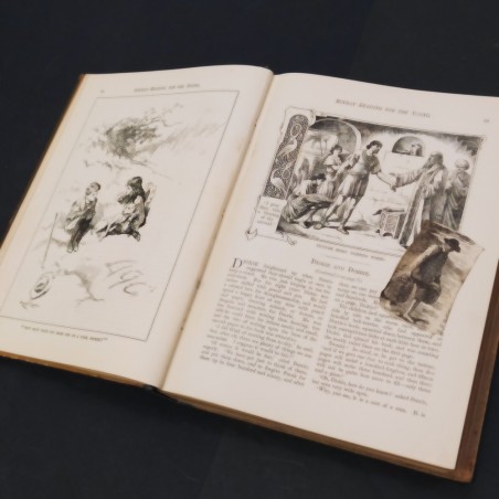 Libro Sunday 1905 Reading for the young Wells Gardner 1905