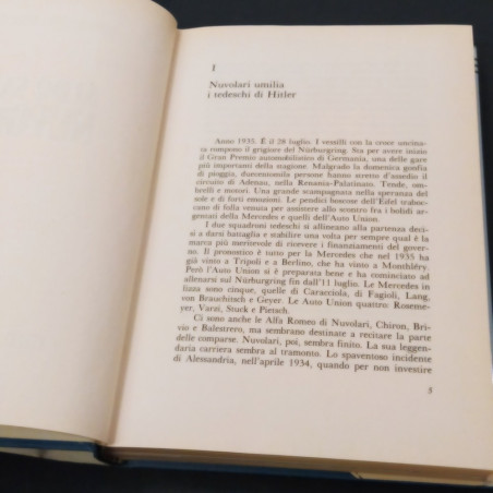 Libro Biografie Nuvolari Il mantovano volante Aldo Santini 1983