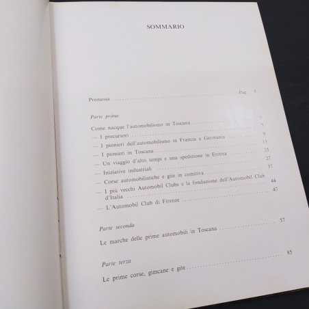 Libro Storia dell’automobilismo toscano 1893-1906 Leonardo Ginori Lisci 1976