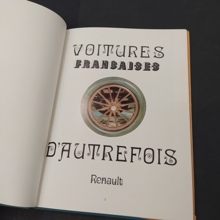 Libro Voiture d’autrefois Automobiles Renault 1974