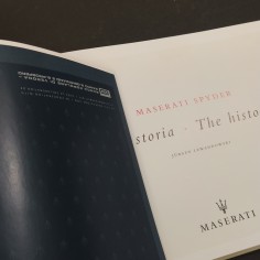 Libro Maserati Spyder La storia The history Jurgen Lewandowski 2