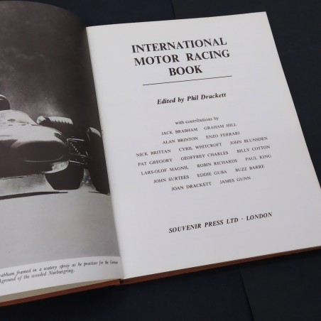 Libro International motor racing book Phil Drackett 1967