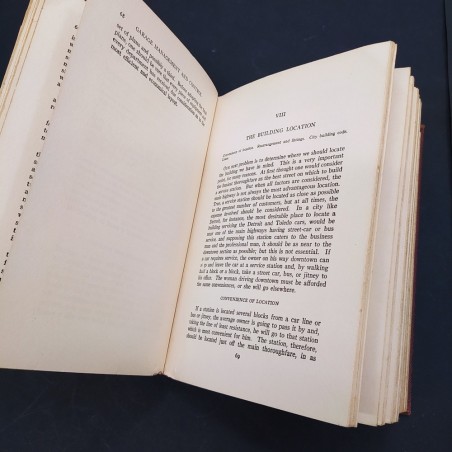 Libro Garage management and control Joseph E. Mills 1928