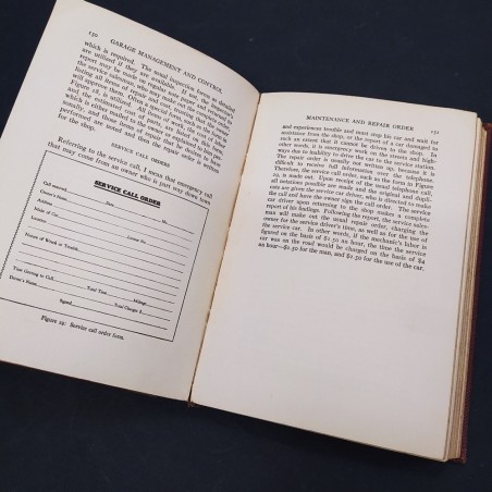 Libro Garage management and control Joseph E. Mills 1928