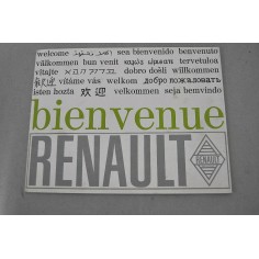 PROSPEKT BROCHURE DEPLIANT BIENVENUE RENAULT 5 PAG. FRANCESE  55 B 8620