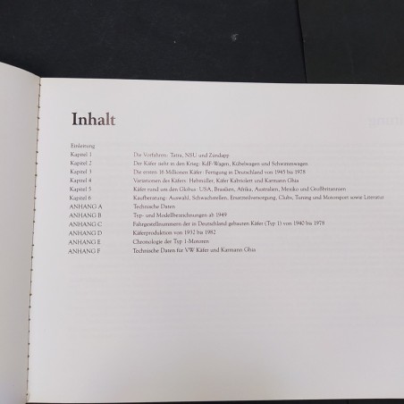 Libro VW Kafer einschliesslich Karmann-Ghia Jonathan Wood 1996