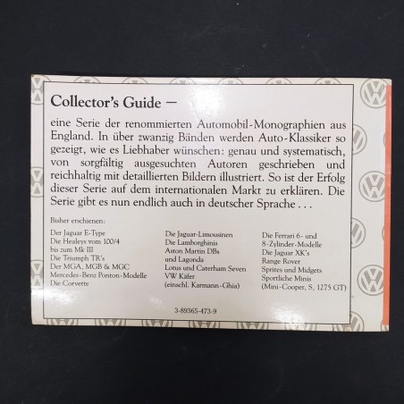 Libro VW Kafer einschliesslich Karmann-Ghia Jonathan Wood 1996