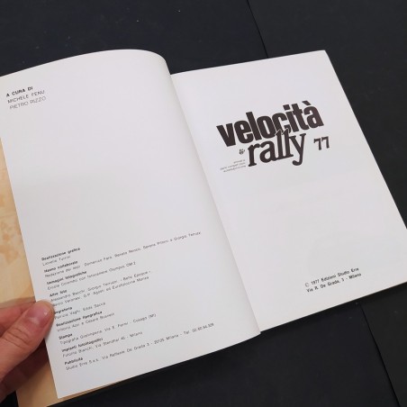 Libro Velocità e rally 1977 AAVV 1977