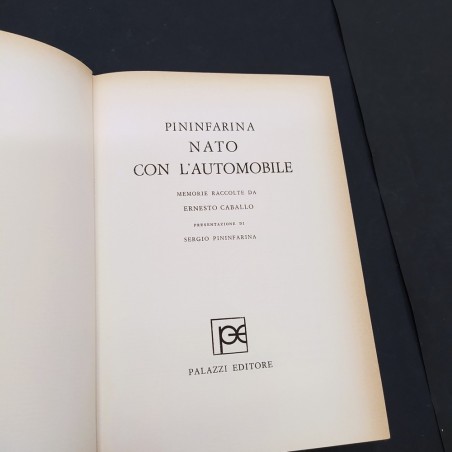Libro Pininfarina Nato con l’automobile Ernesto Caballo 1969