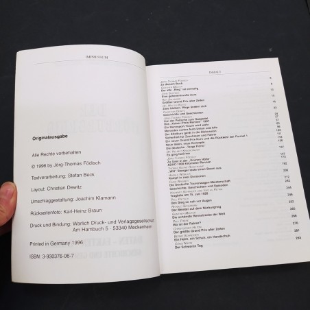 Libro Der Nurburgring Daten, Fakten, Zahlen Jorg-Thomas Fodisch 1996