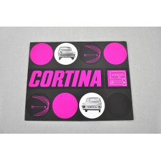 PROSPEKT BROCHURE DEPLIANT FORD CONSUL CORTINA GT 2 PAG. ITALIANO D5810/6/63
