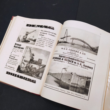 Libro Der Hafen von Hamburg L. Wendemuth, W. Bottcher 1928