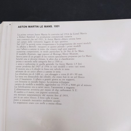 L’automobile Storia illustrata dalle origini ad oggi G. Marin, A. Mattei 1961