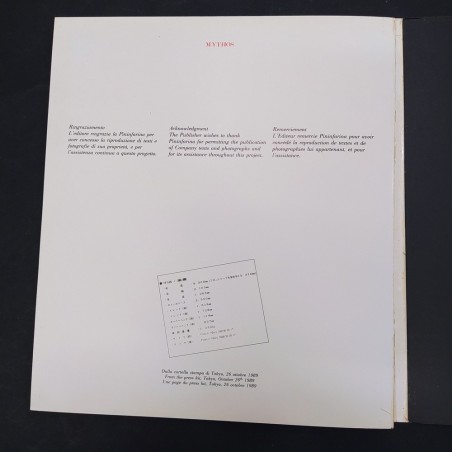 Libro Mythos Pininfarina anno 1989