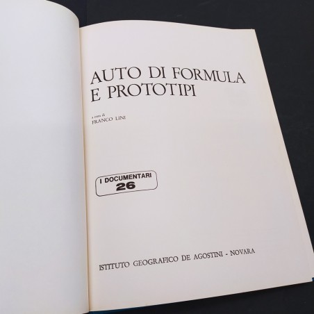 Libro Auto di Formula e prototipi Franco Lini 1970