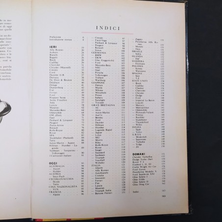 Libro Automobili ieri oggi domani Enzo Angelucci 1962